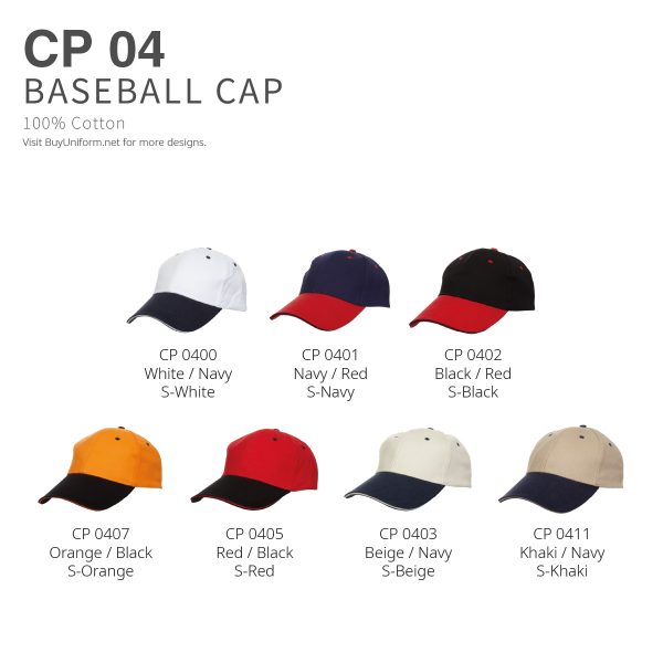 CP04 Oren Sport Duo-Color Baseball Cap